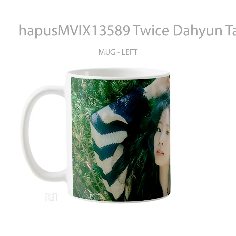 Mug Twice Dahyun Talk That Talk Gelas Keramik Unik - All-side / Desain
