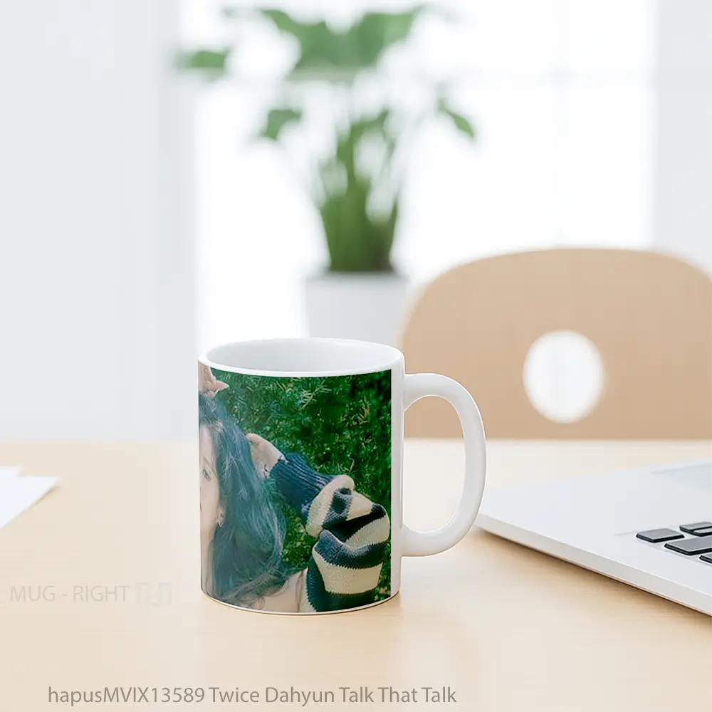 Mug Twice Dahyun Talk That Talk Gelas Keramik Unik - All-side / Desain