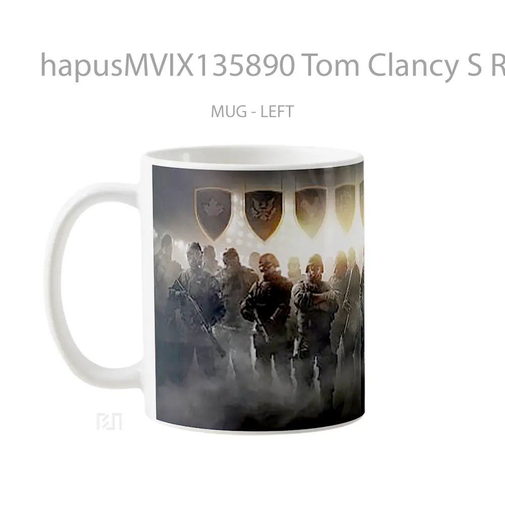 Mug Tom Clancy S Rainbow Six Siege Pro League V2 Gelas Keramik Unik - All-side / Desain