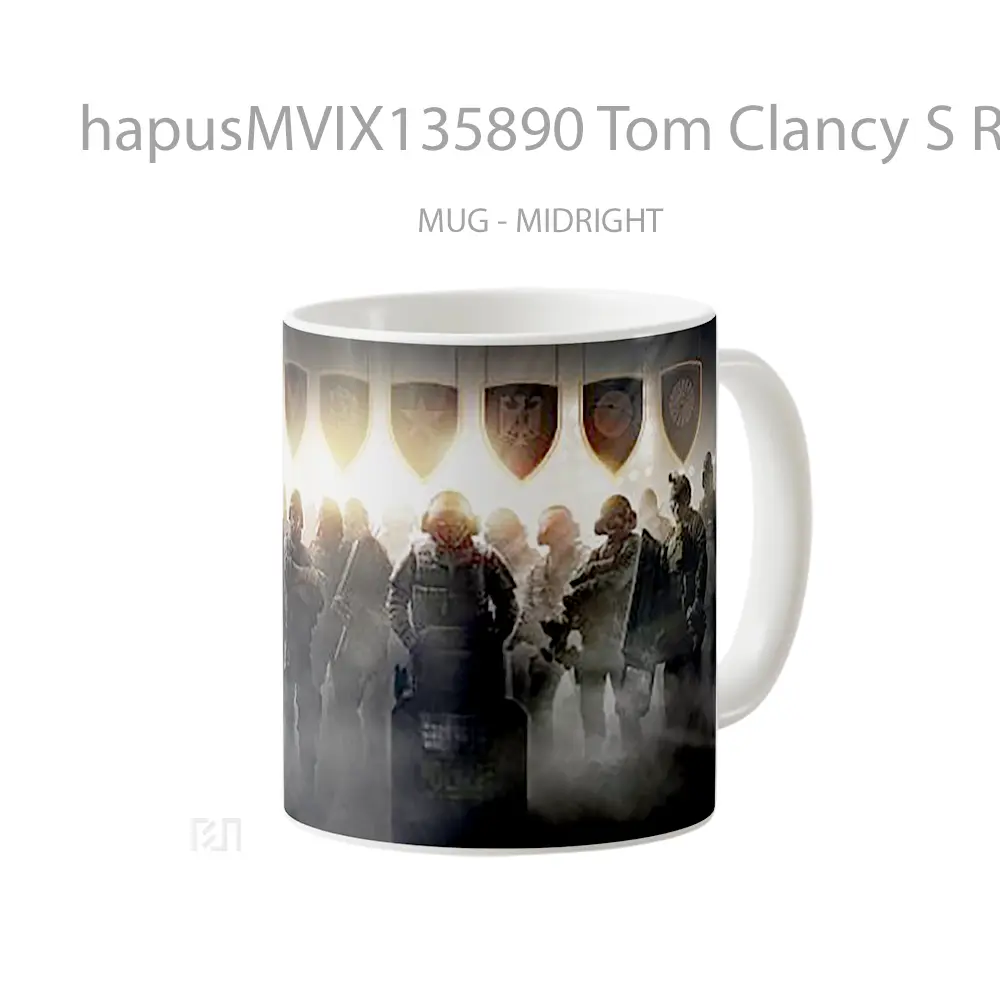Mug Tom Clancy S Rainbow Six Siege Pro League V2 Gelas Keramik Unik - All-side / Desain
