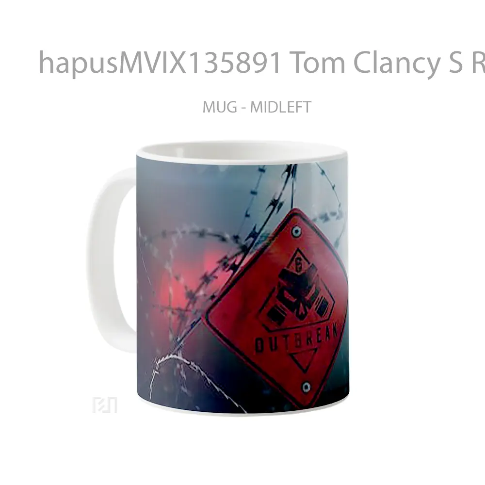 Mug Tom Clancy S Rainbow Six Siege Outbreak Gelas Keramik Unik - All-side / Desain