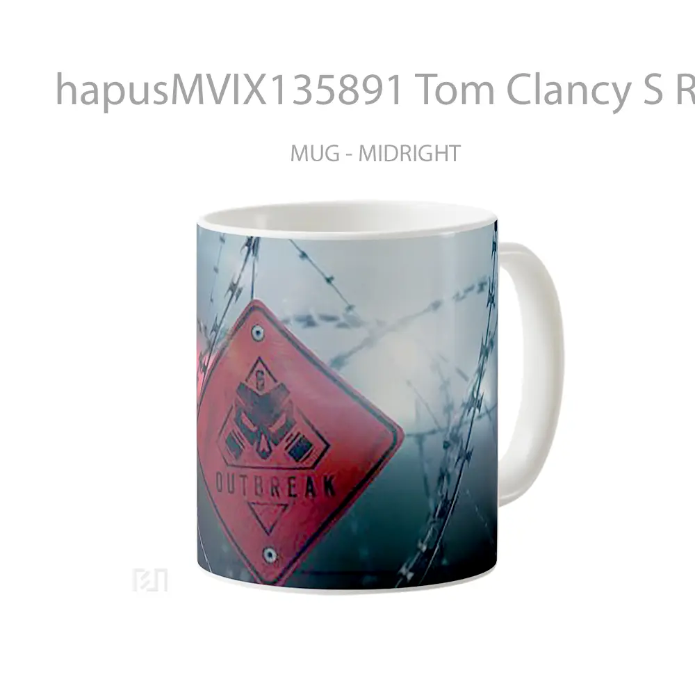 Mug Tom Clancy S Rainbow Six Siege Outbreak Gelas Keramik Unik - All-side / Desain