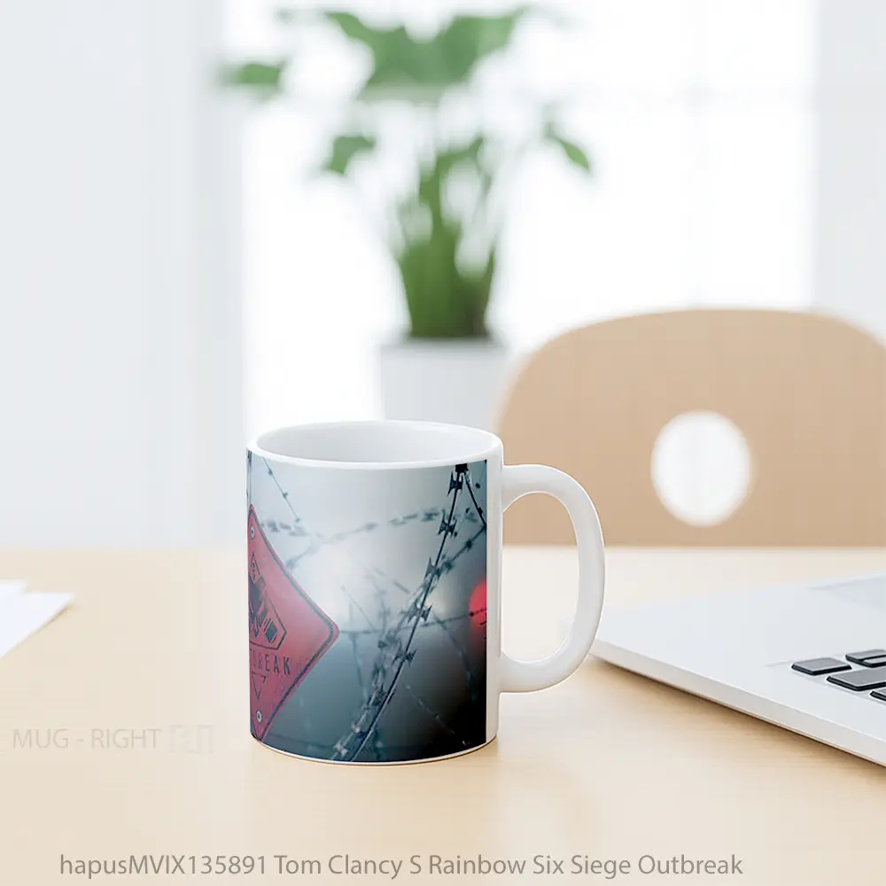 Mug Tom Clancy S Rainbow Six Siege Outbreak Gelas Keramik Unik - All-side / Desain