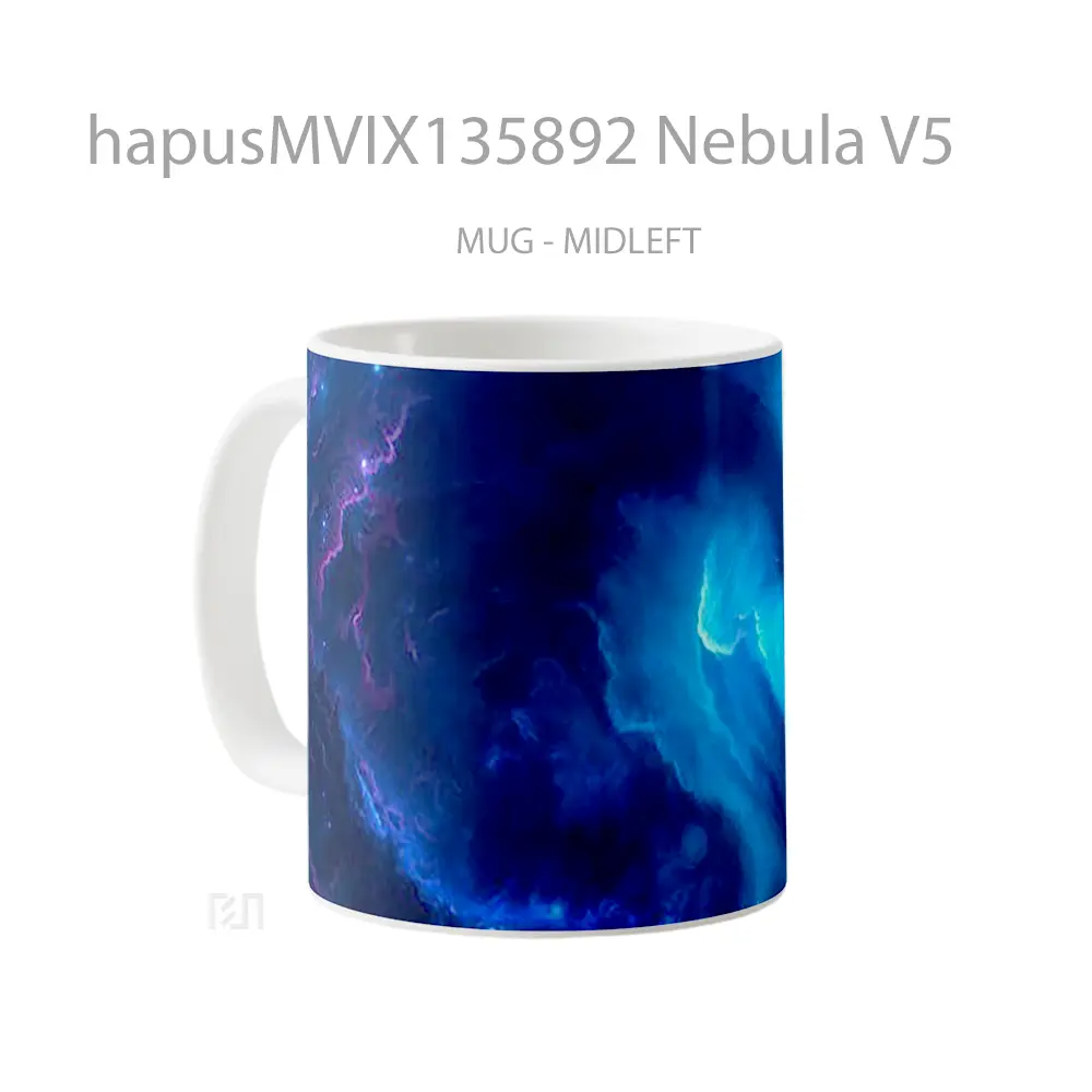 Mug Nebula V5 Gelas Astronomi - All-side / Desain