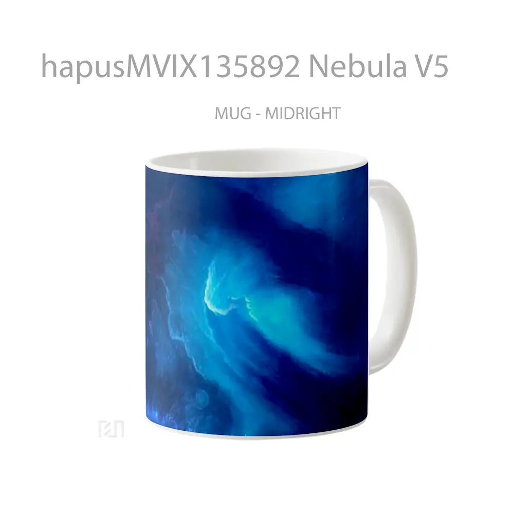 Mug Nebula V5 Gelas Astronomi - All-side / Desain