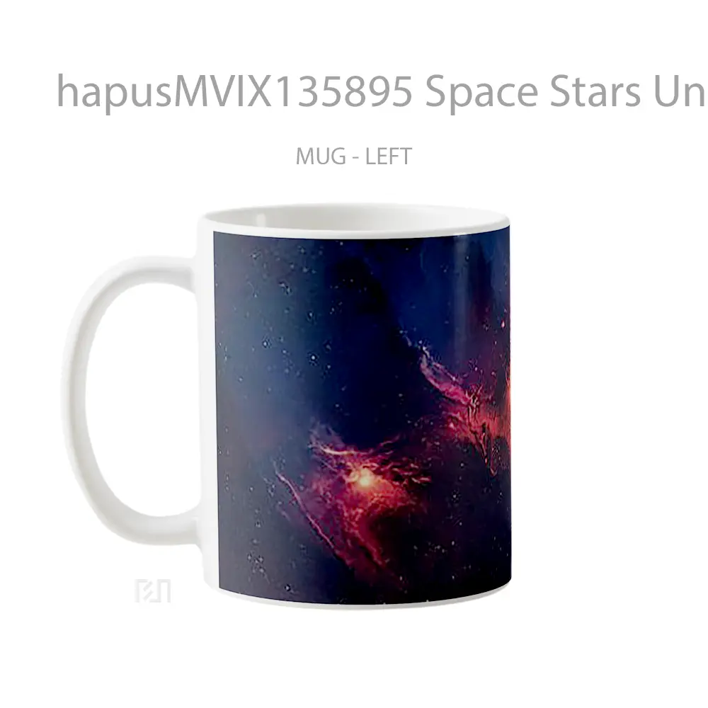 Mug Space Stars Universe Nebula Gelas Astronomi - All-side / Desain