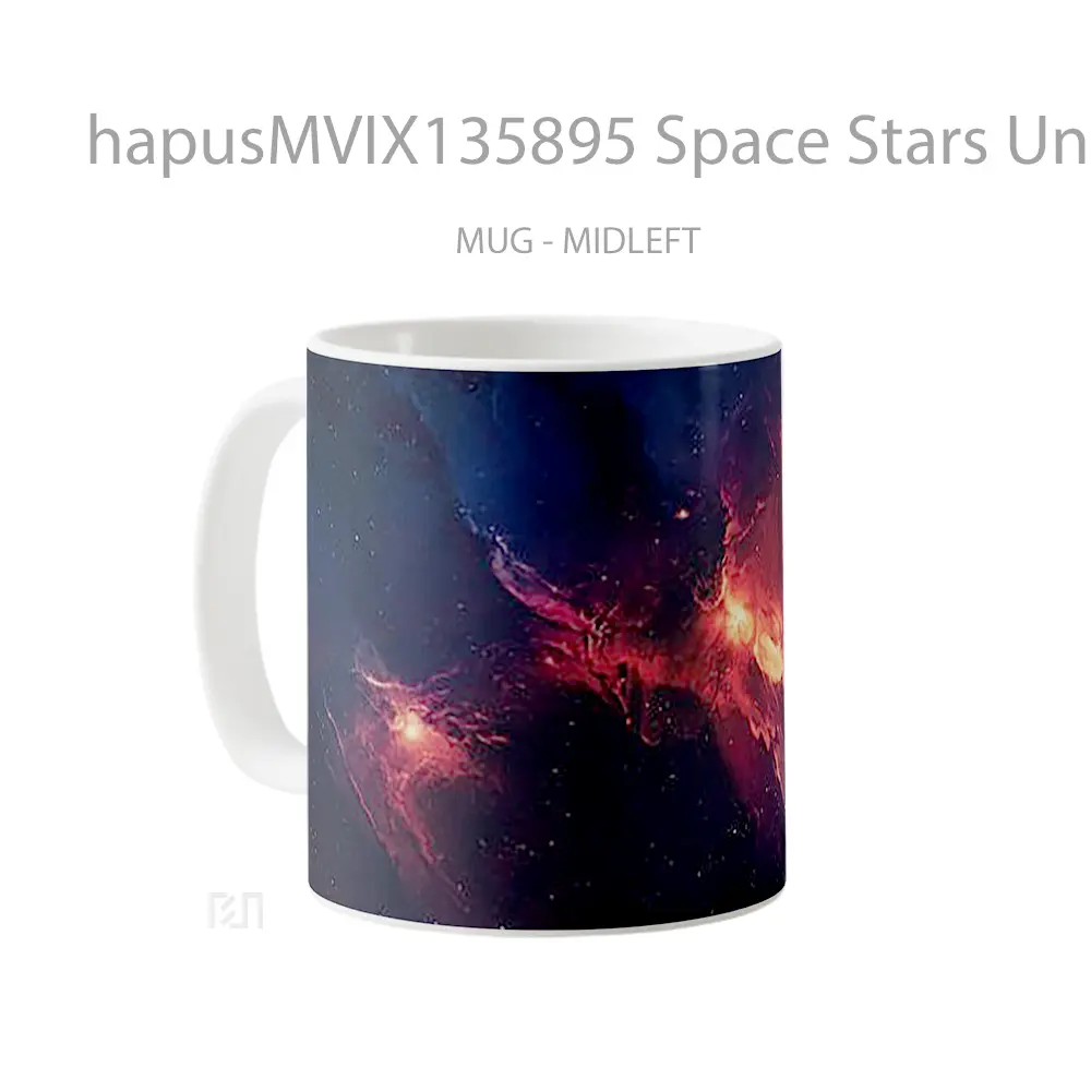 Mug Space Stars Universe Nebula Gelas Astronomi - All-side / Desain