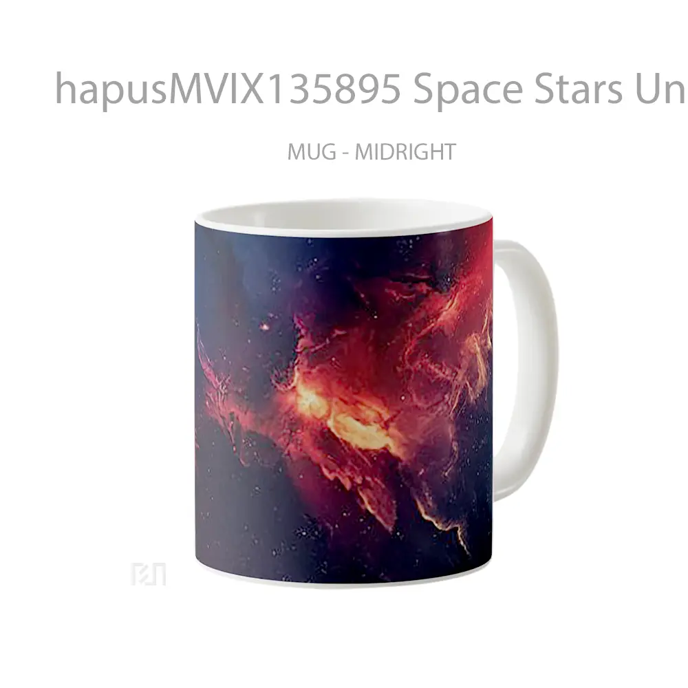 Mug Space Stars Universe Nebula Gelas Astronomi - All-side / Desain
