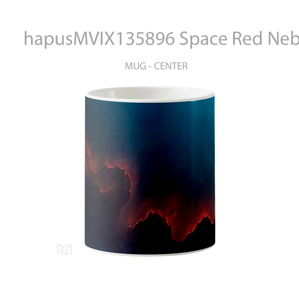 Mug Space Red Nebula Gelas Astronomi