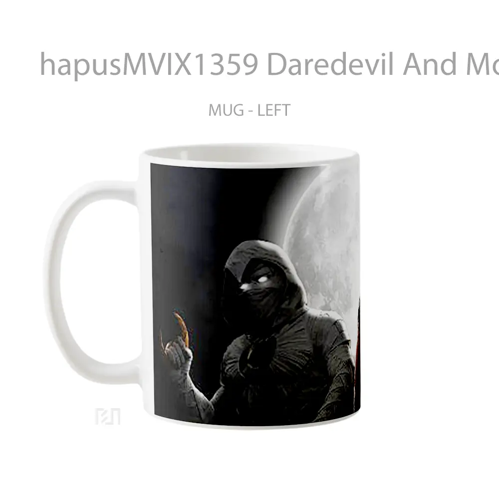 Mug Daredevil And Moon Knight Gelas Superhero - All-side / Desain