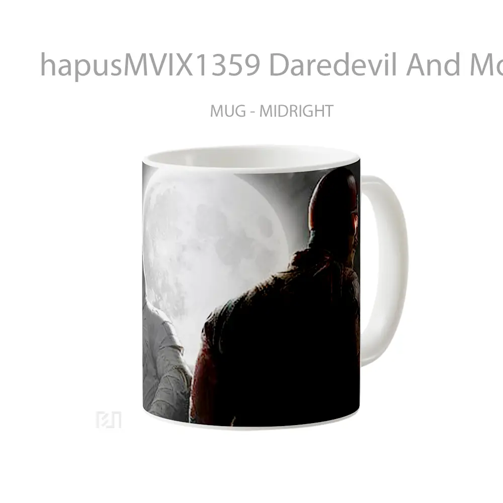 Mug Daredevil And Moon Knight Gelas Superhero - All-side / Desain