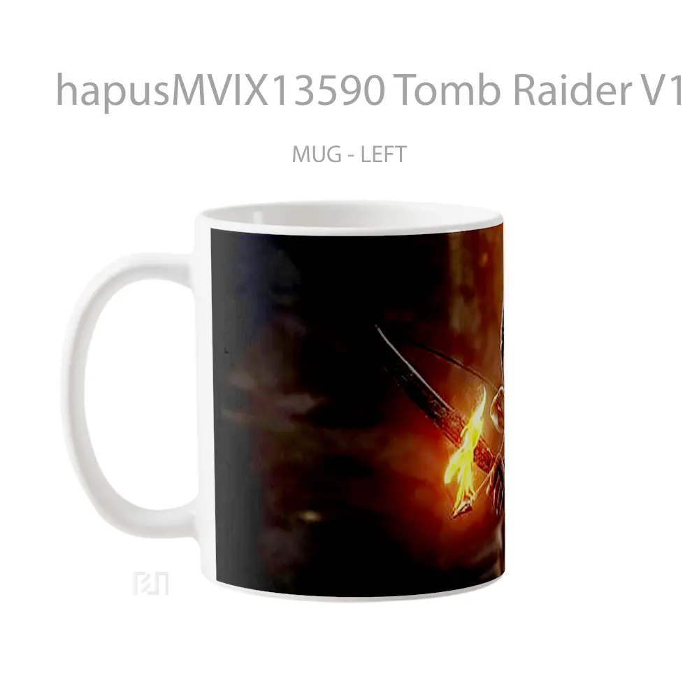 Mug Tomb Raider V1 Gelas Keramik Unik - All-side / Desain