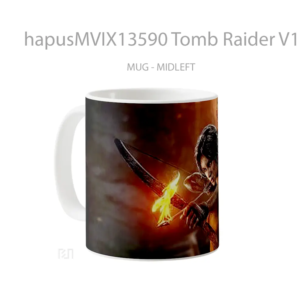 Mug Tomb Raider V1 Gelas Keramik Unik - All-side / Desain