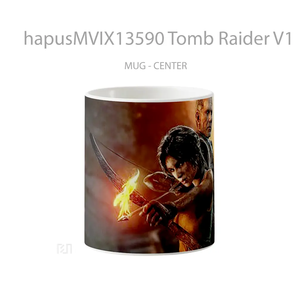 Mug Tomb Raider V1 Gelas Keramik Unik