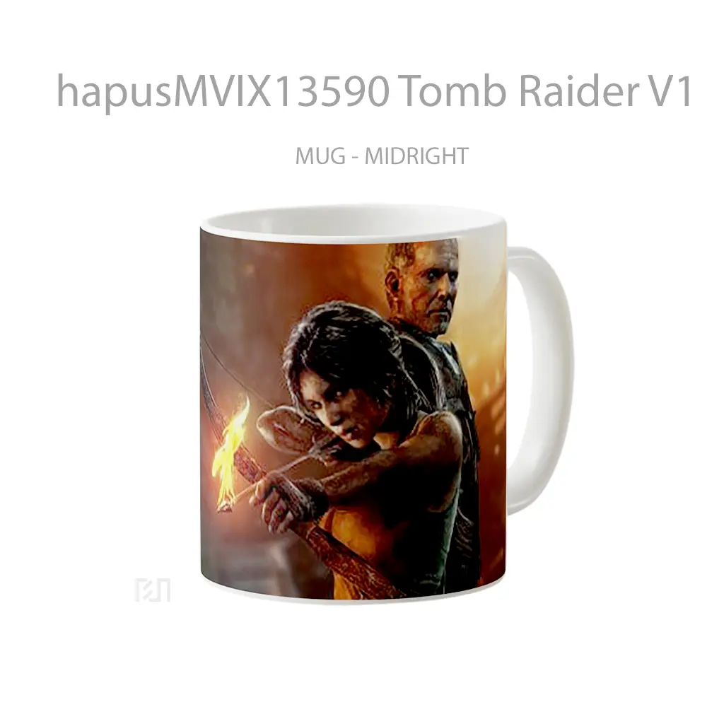 Mug Tomb Raider V1 Gelas Keramik Unik - All-side / Desain