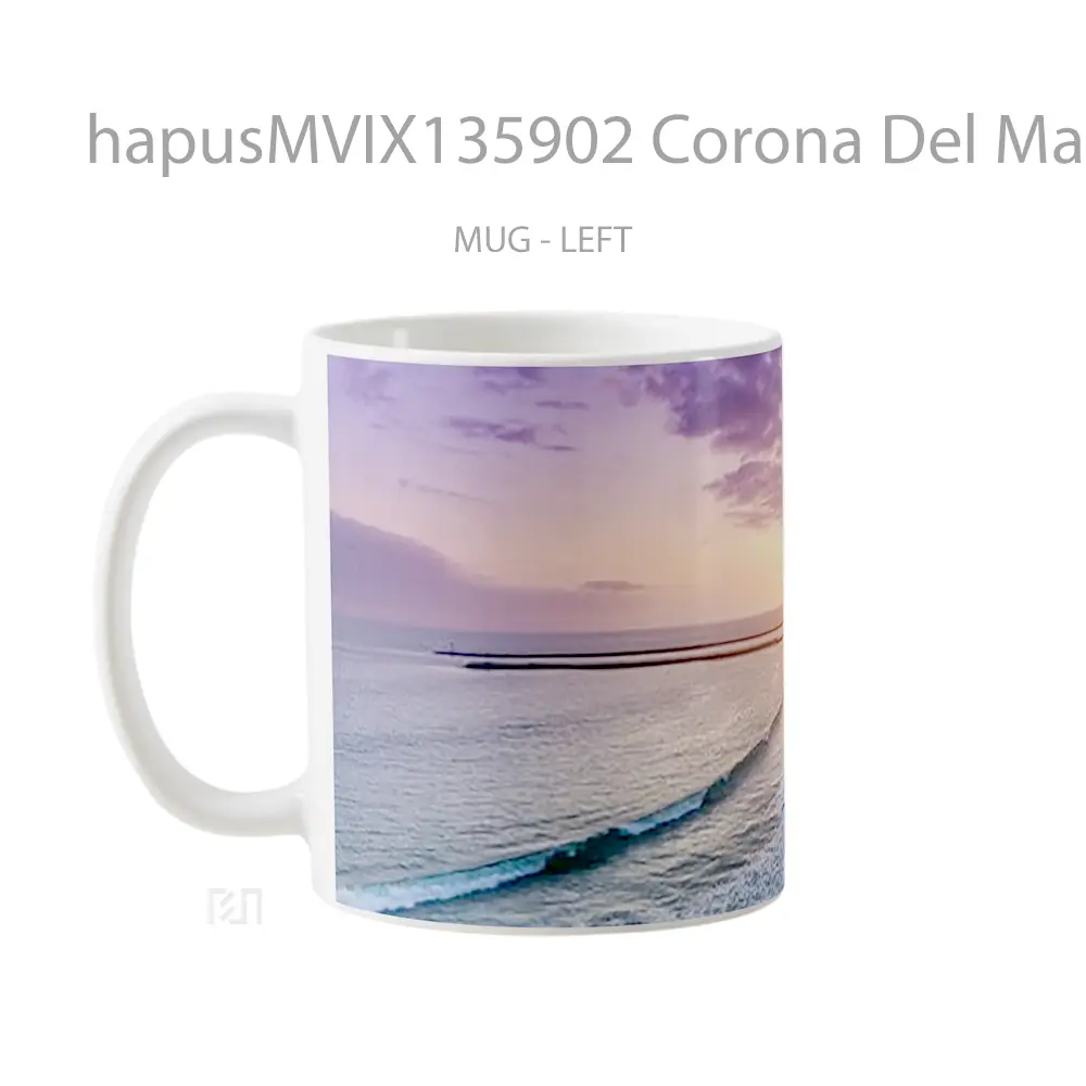 Mug Corona Del Mar On Newport Beach California Gelas Pemandangan Alam - All-side / Desain