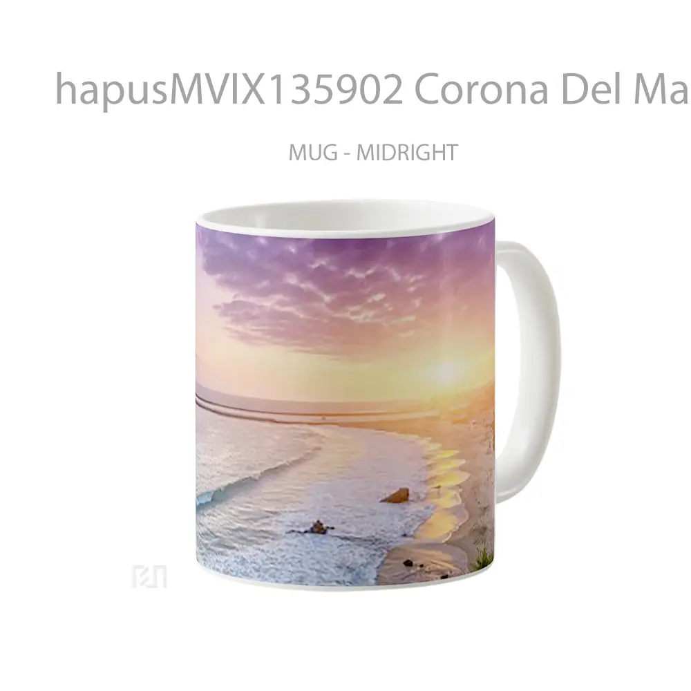 Mug Corona Del Mar On Newport Beach California Gelas Pemandangan Alam - All-side / Desain