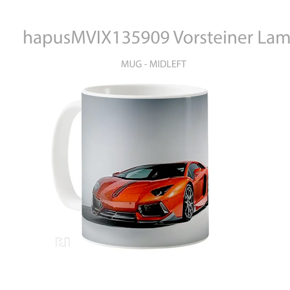 Mug Vorsteiner Lamborghini Aventador V Lp 740 Cangkir Mobil - All-side / Desain