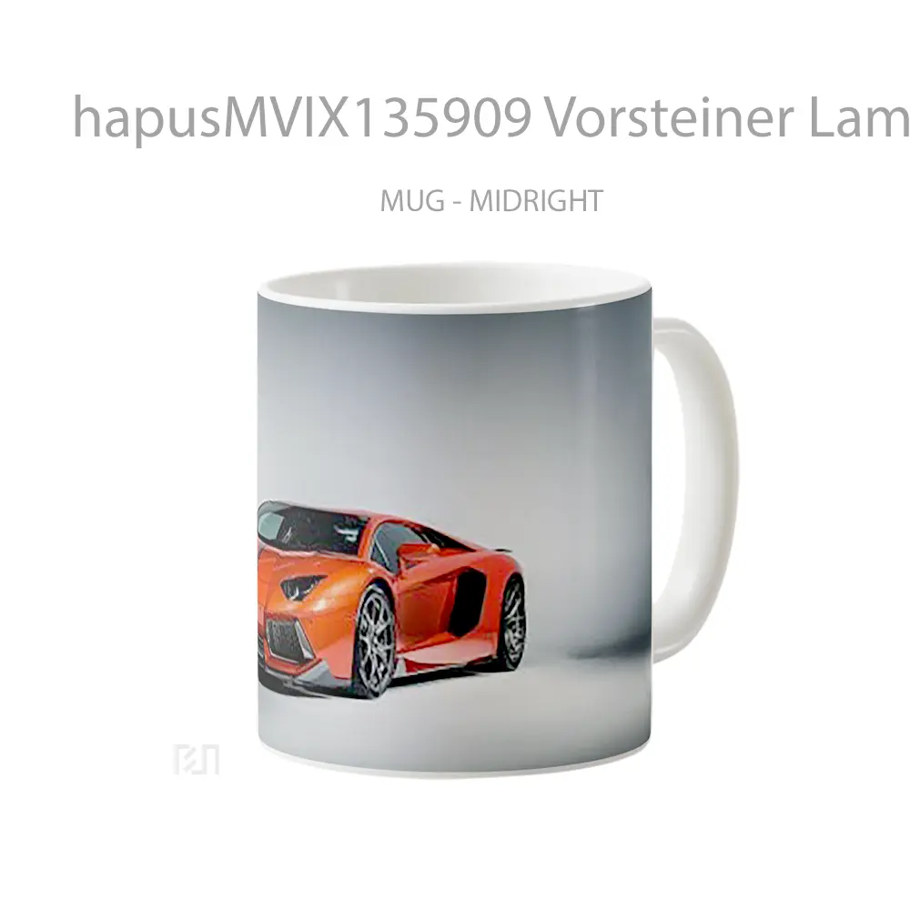 Mug Vorsteiner Lamborghini Aventador V Lp 740 Cangkir Mobil - All-side / Desain
