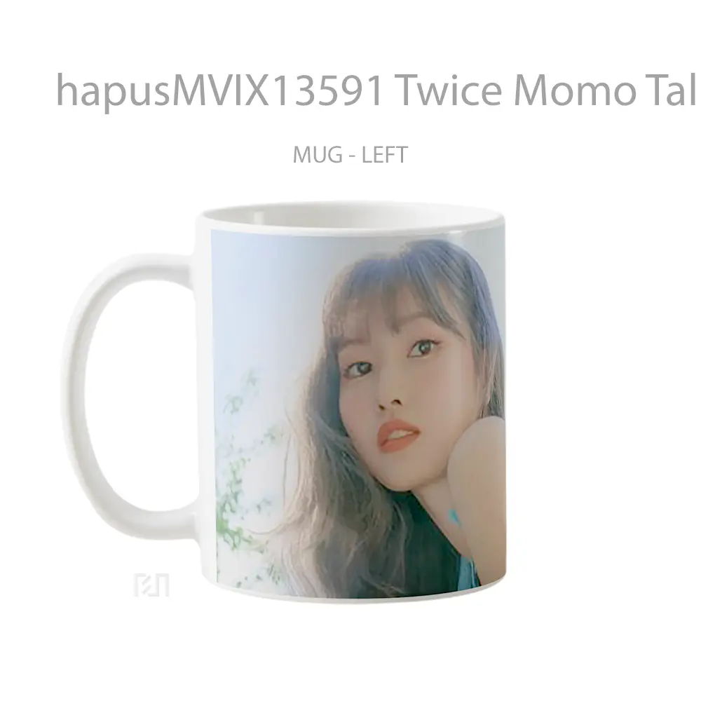 Mug Twice Momo Talk That Talk Gelas Keramik Unik - All-side / Desain