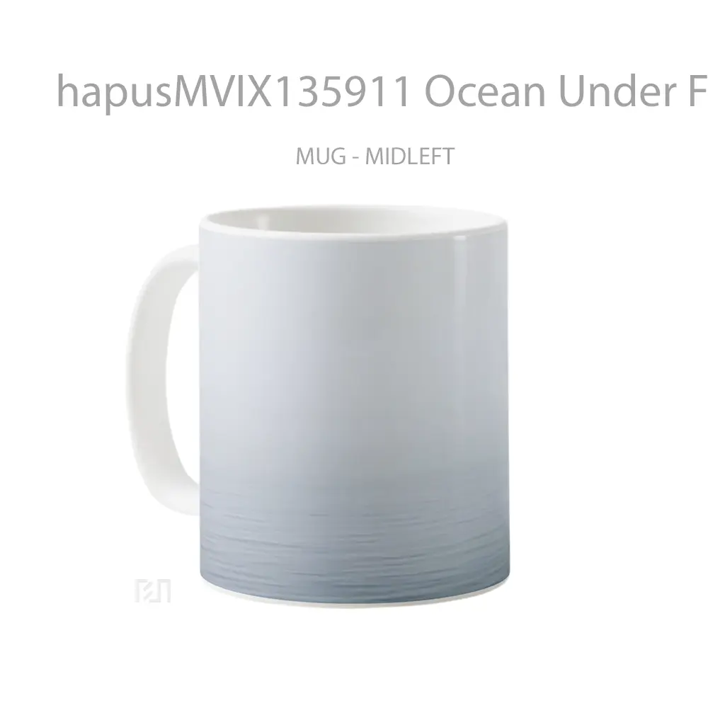 Mug Ocean Under Fog Gelas Pemandangan Alam - All-side / Desain