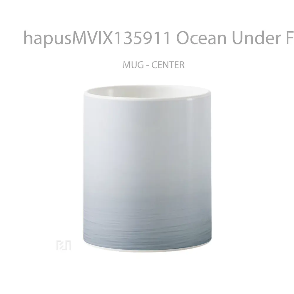 Mug Ocean Under Fog Gelas Pemandangan Alam