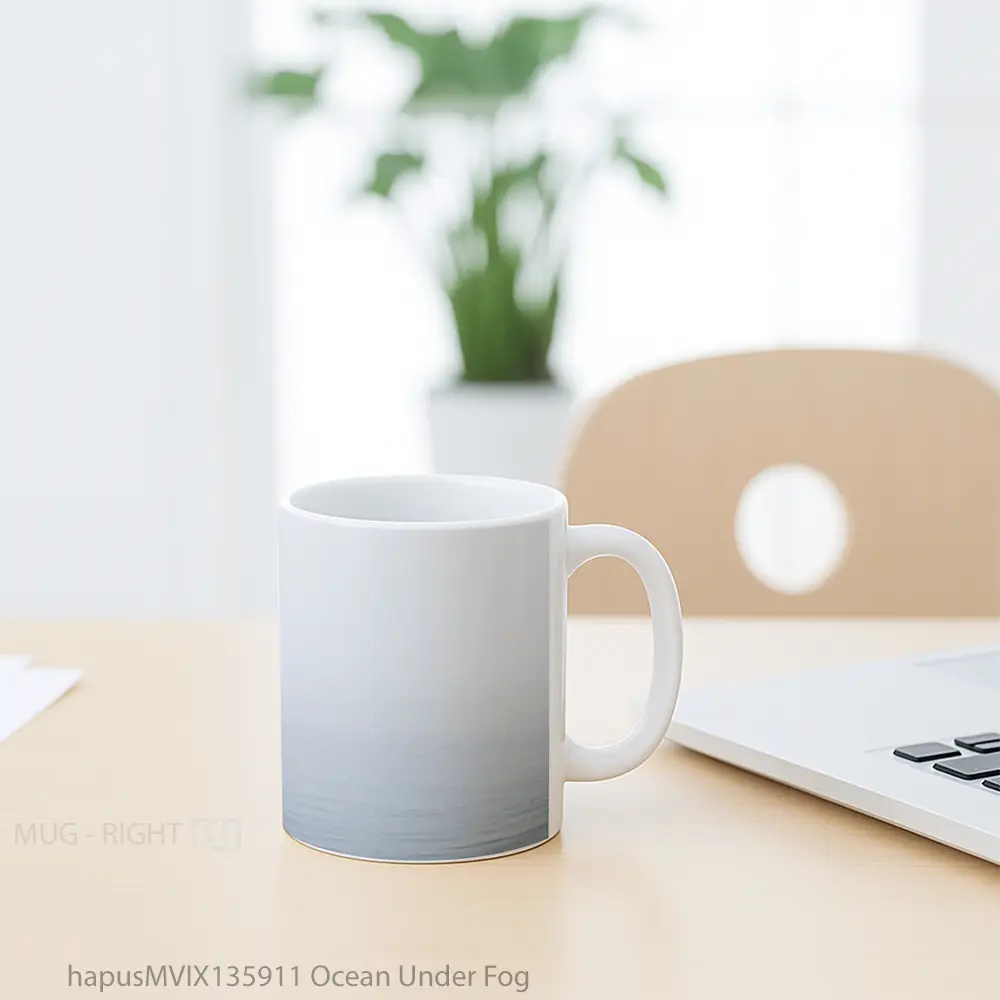 Mug Ocean Under Fog Gelas Pemandangan Alam - All-side / Desain