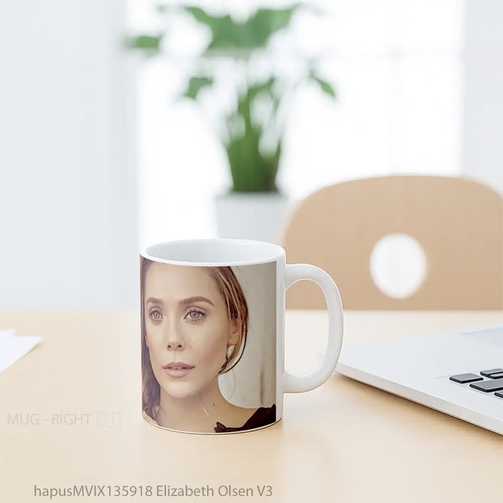 Mug Elizabeth Olsen V3 Gelas Keramik Unik - All-side / Desain