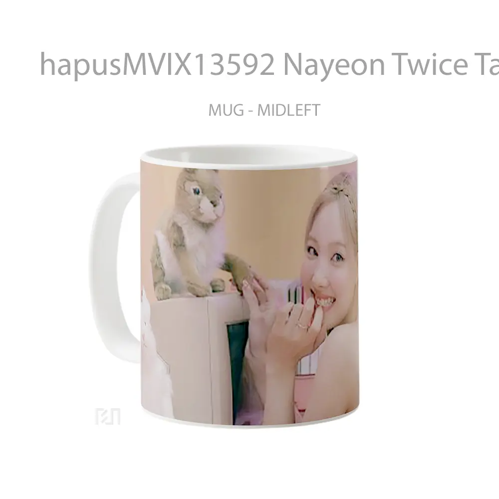 Mug Nayeon Twice Talk That Talk Gelas Keramik Unik - All-side / Desain