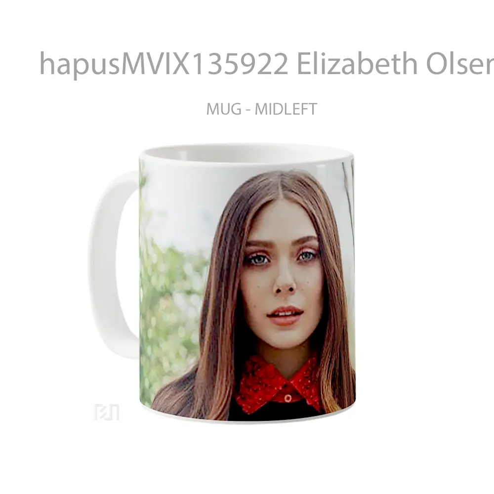 Mug Elizabeth Olsen V6 Gelas Keramik Unik - All-side / Desain
