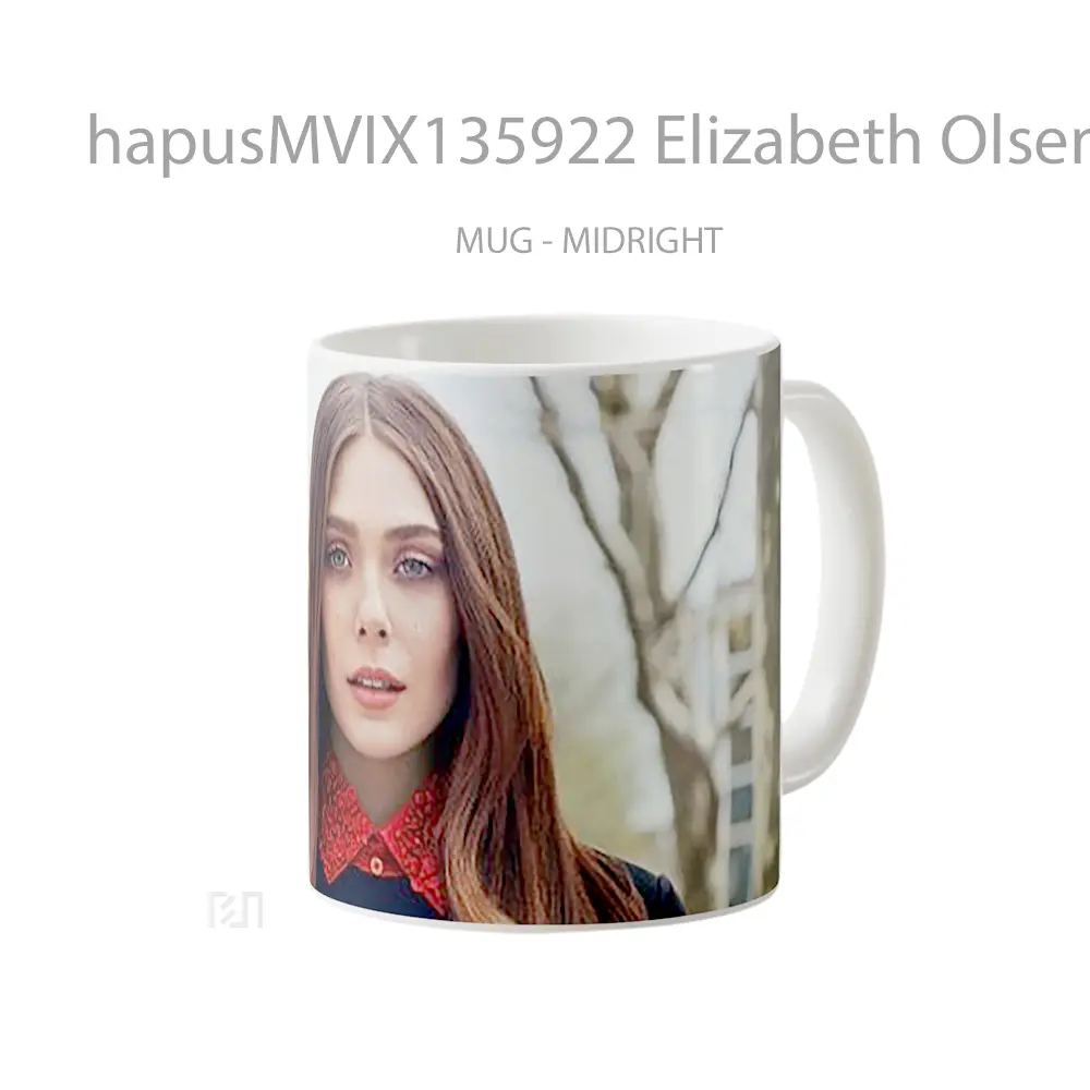 Mug Elizabeth Olsen V6 Gelas Keramik Unik - All-side / Desain