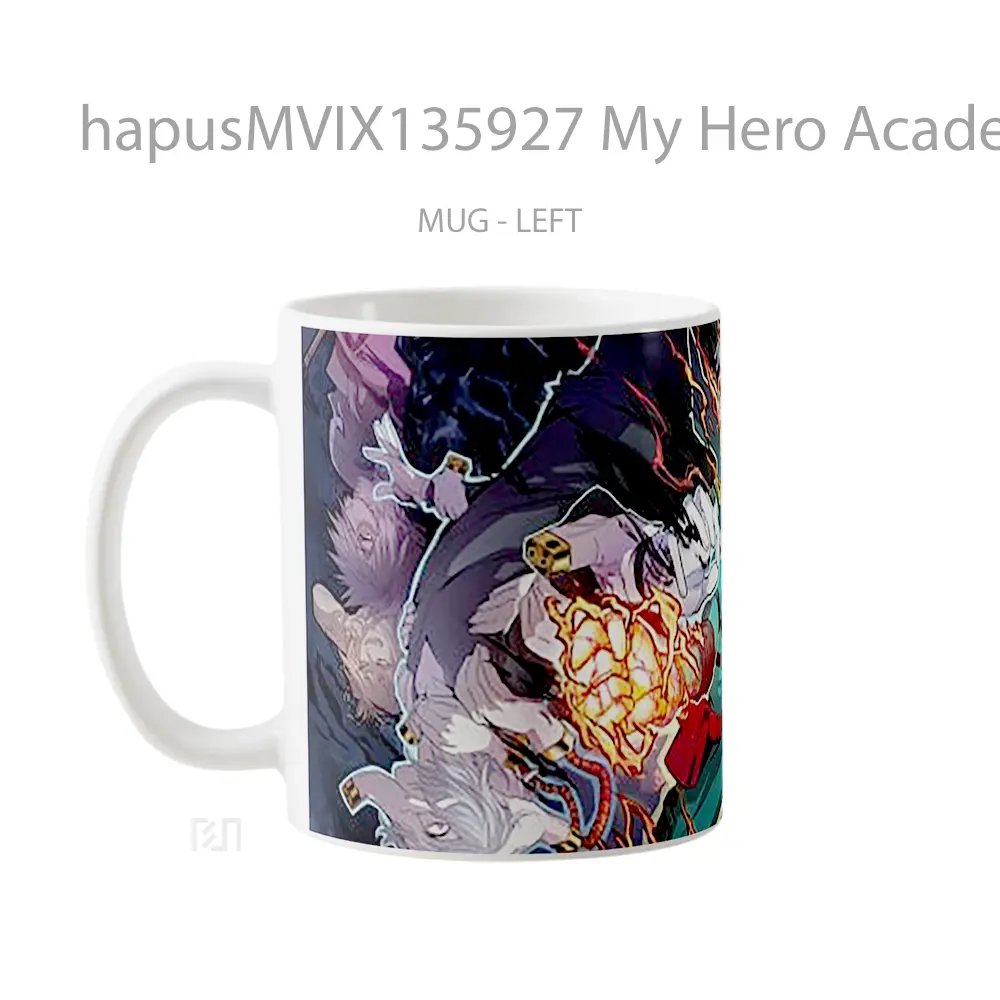 Mug My Hero Academia Characters Boku No Hero Academia Cangkir Anime - All-side / Desain