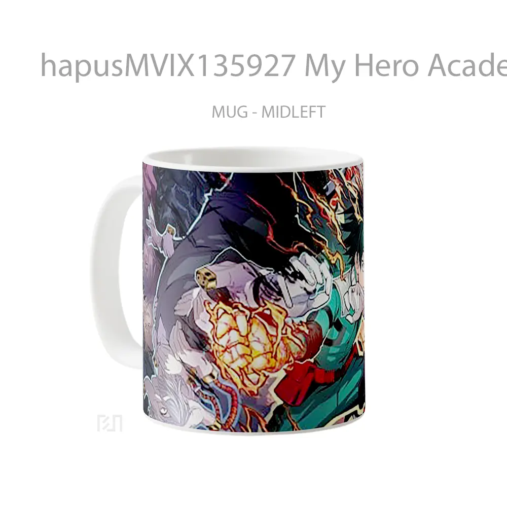 Mug My Hero Academia Characters Boku No Hero Academia Cangkir Anime - All-side / Desain