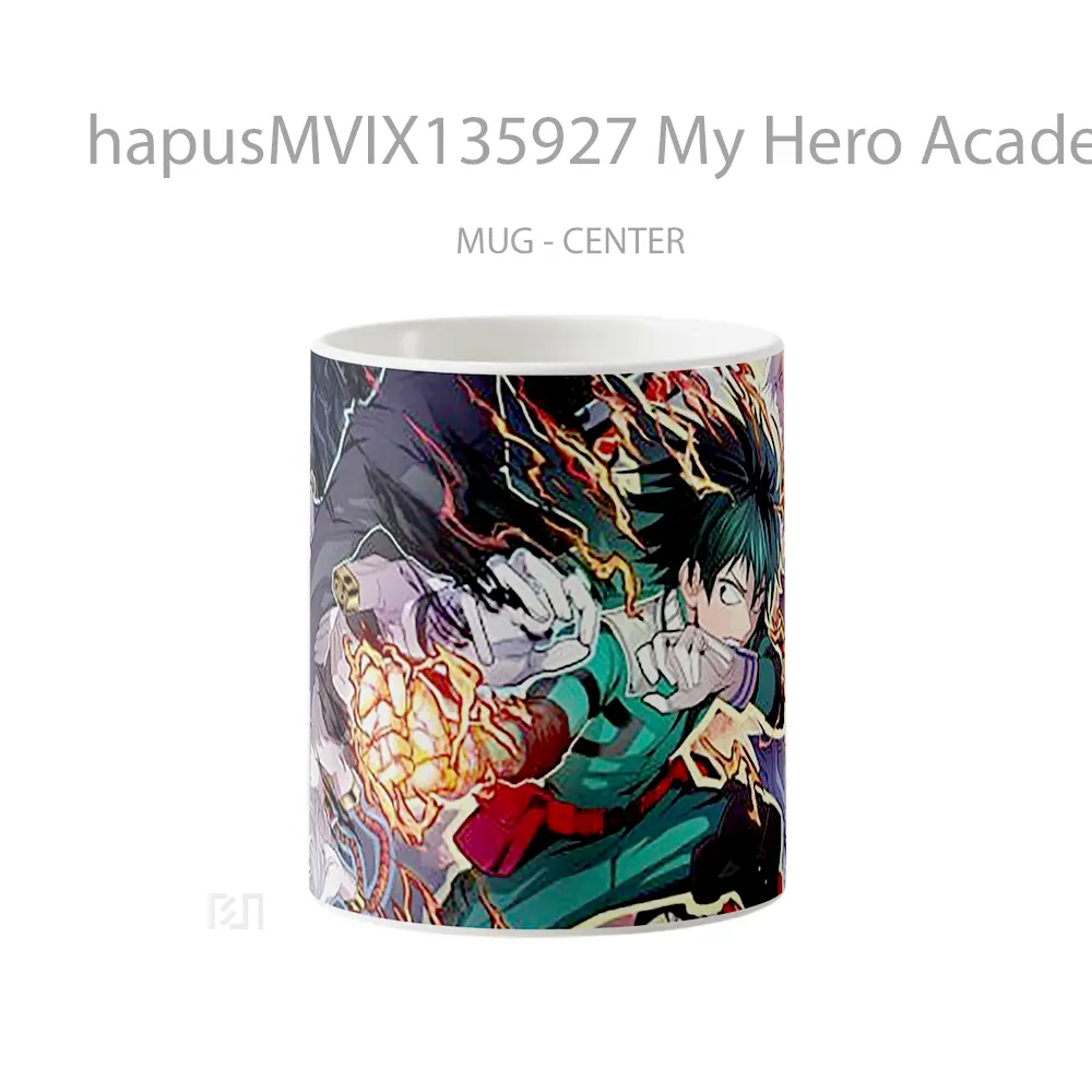 Mug My Hero Academia Characters Boku No Hero Academia Cangkir Anime