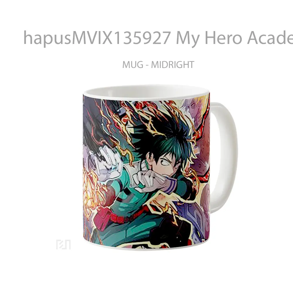 Mug My Hero Academia Characters Boku No Hero Academia Cangkir Anime - All-side / Desain