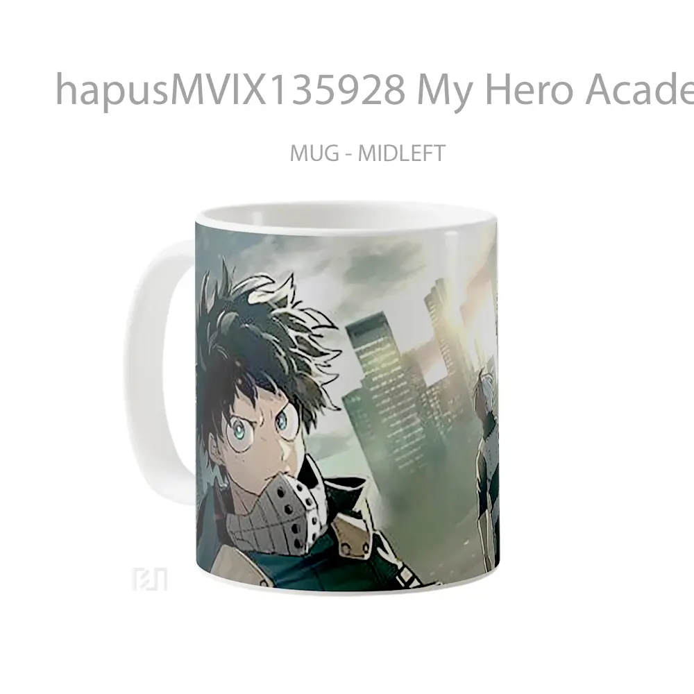 Mug My Hero Academia V1 Cangkir Anime - All-side / Desain