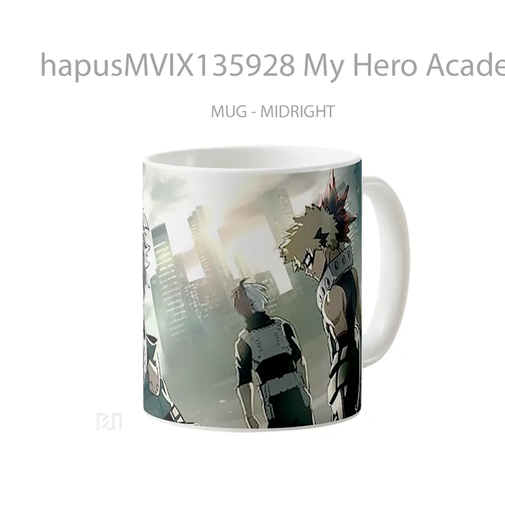 Mug My Hero Academia V1 Cangkir Anime - All-side / Desain