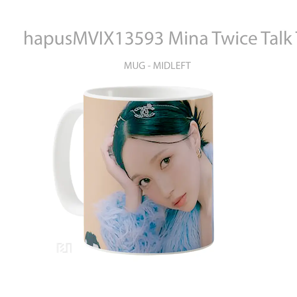 Mug Mina Twice Talk That Talk V1 Gelas Keramik Unik - All-side / Desain