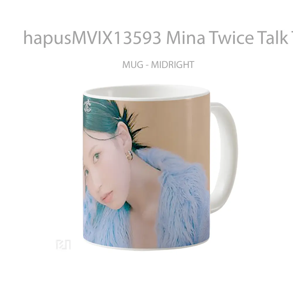 Mug Mina Twice Talk That Talk V1 Gelas Keramik Unik - All-side / Desain