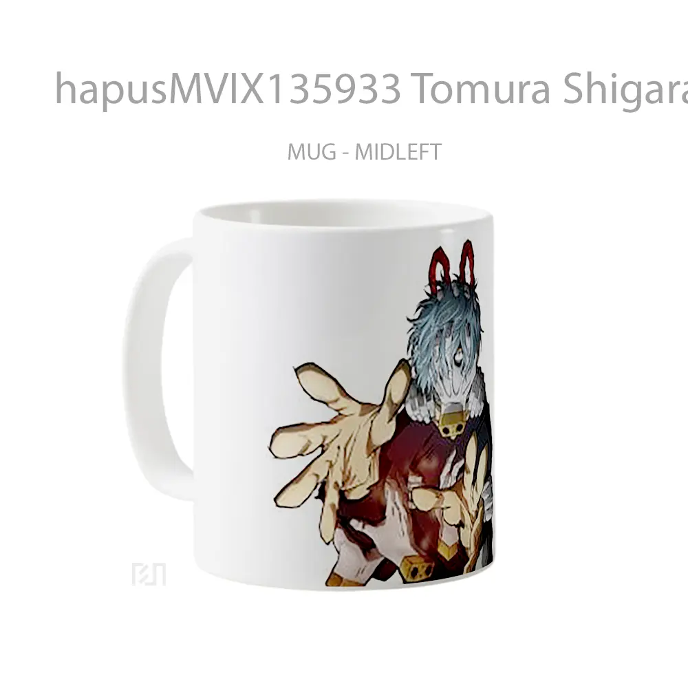 Mug Tomura Shigaraki My Hero Academia Cangkir Anime - All-side / Desain