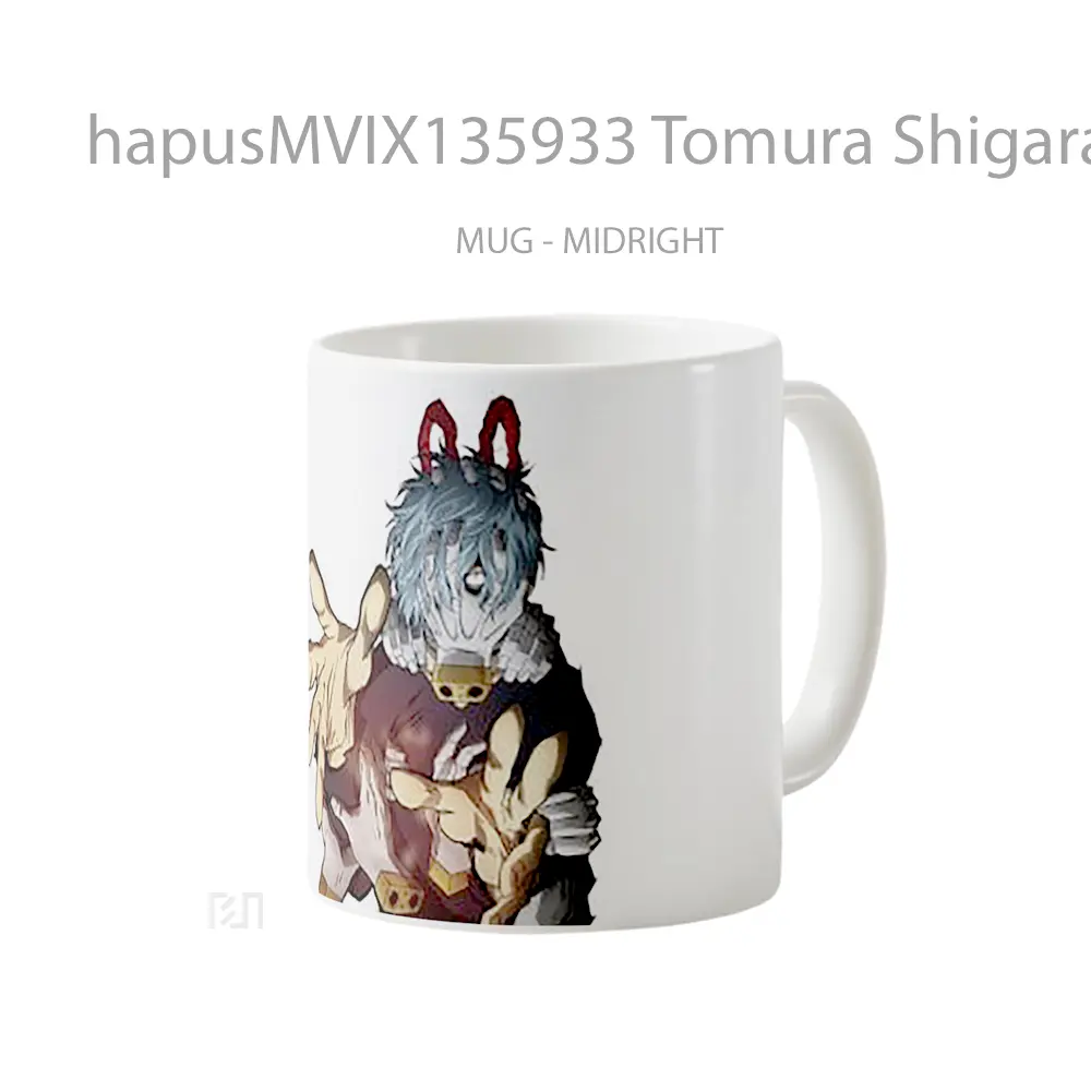 Mug Tomura Shigaraki My Hero Academia Cangkir Anime - All-side / Desain