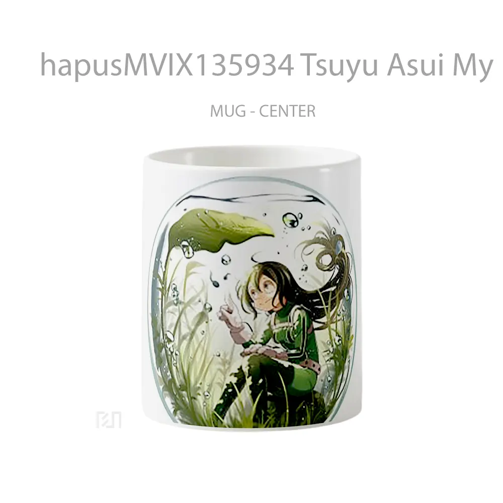 Mug Tsuyu Asui My Hero Academia V1 Cangkir Anime