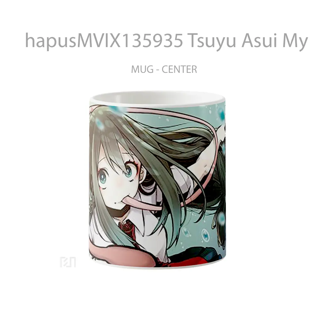 Mug Tsuyu Asui My Hero Academia V2 Cangkir Anime