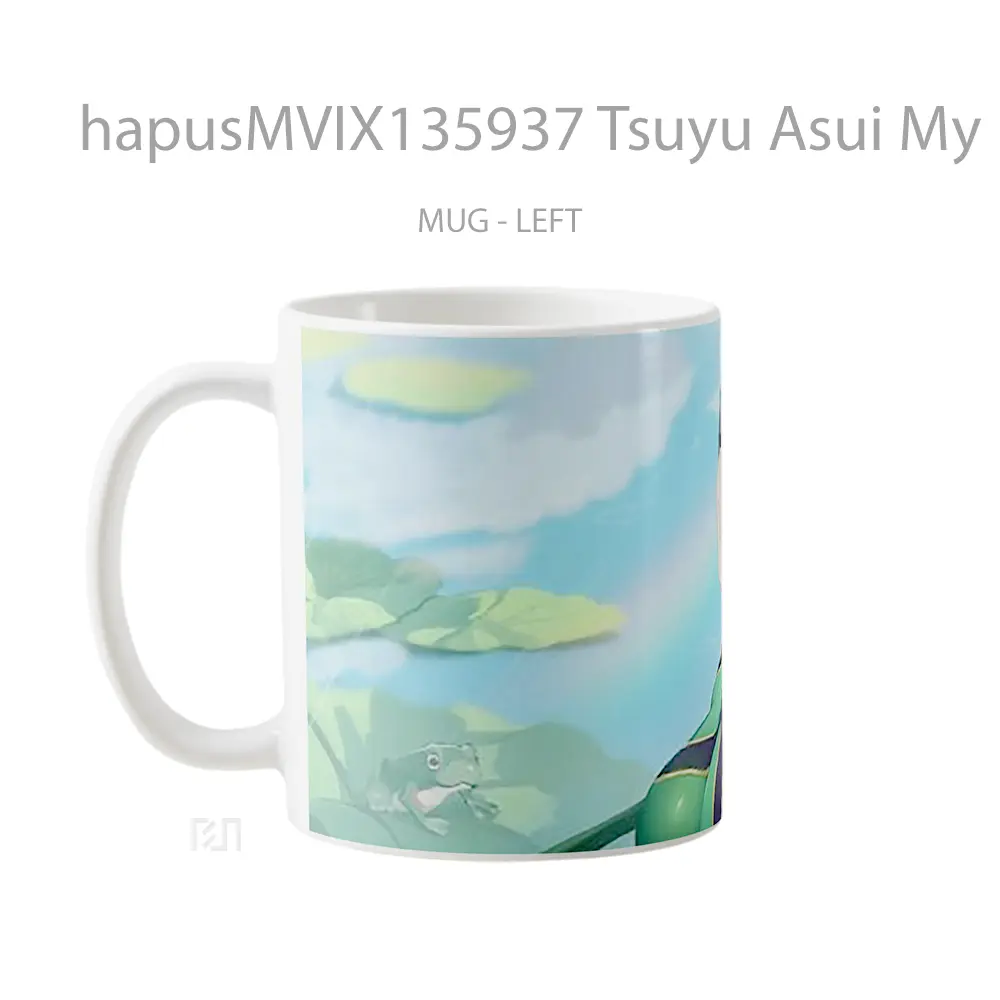 Mug Tsuyu Asui My Hero Academia V4 Cangkir Anime - All-side / Desain
