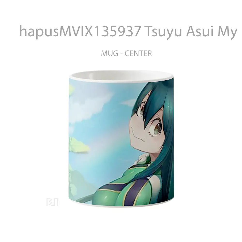 Mug Tsuyu Asui My Hero Academia V4 Cangkir Anime