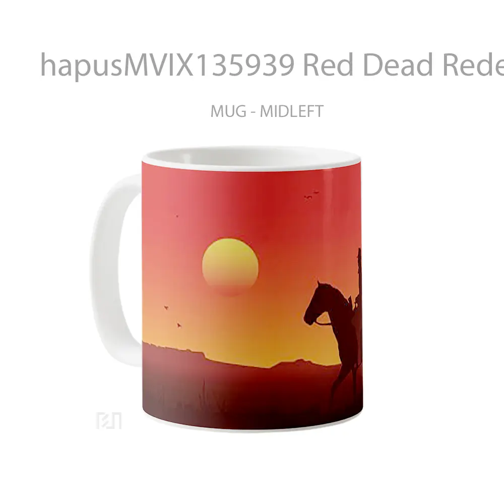 Mug Red Dead Redemption 2 V2 Gelas Keramik Unik - All-side / Desain