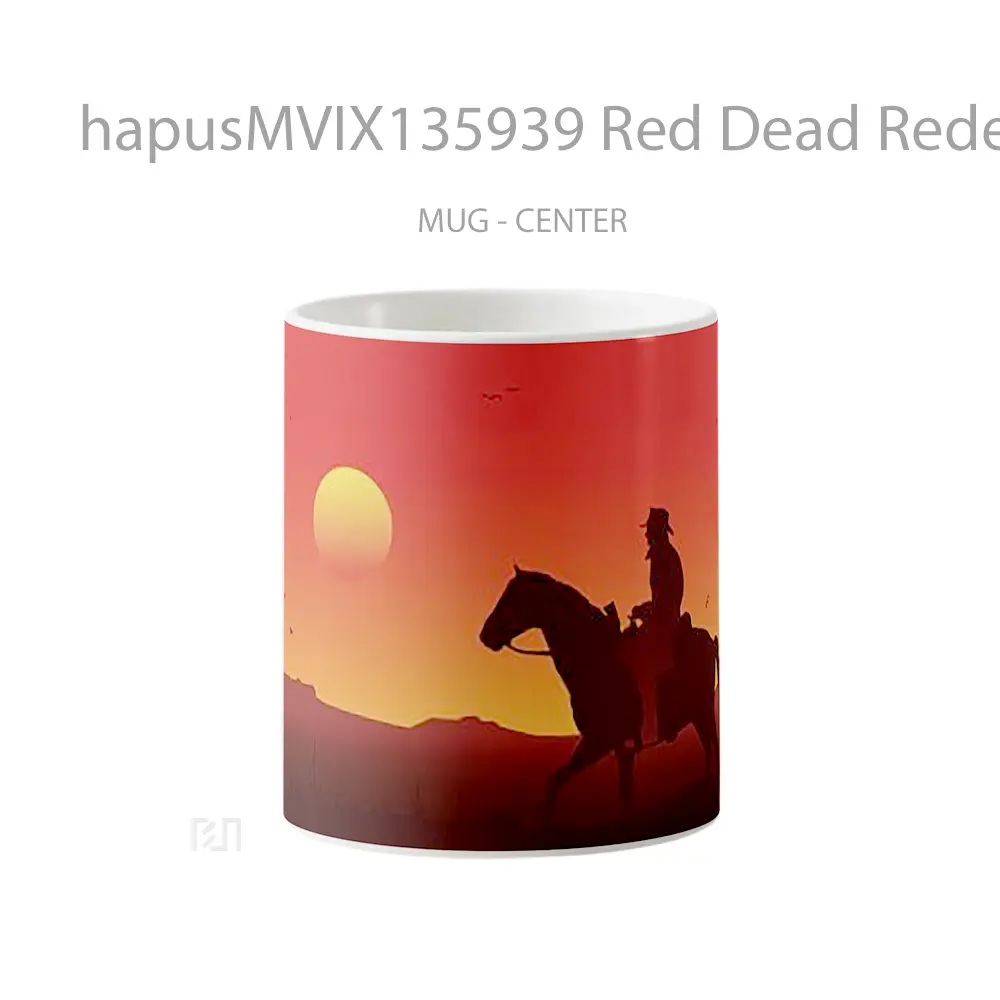 Mug Red Dead Redemption 2 V2 Gelas Keramik Unik