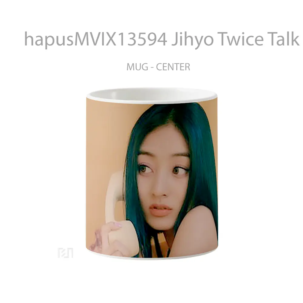 Mug Jihyo Twice Talk That Talk V1 Gelas Keramik Unik