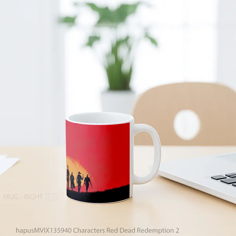 Mug Characters Red Dead Redemption 2 Gelas Keramik Unik - All-side / Desain