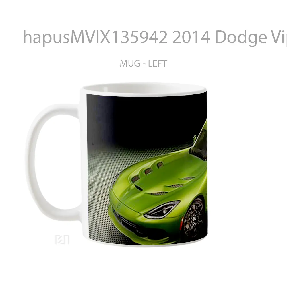Mug 2014 Dodge Viper Srt Gelas Keramik Unik - All-side / Desain